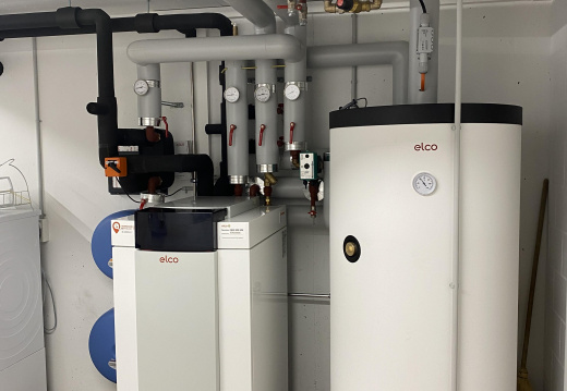Sole Wasser Wärmepumpe im Neubau