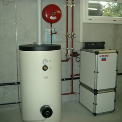 Sole- Wasser- Wärmepumpe für das Einfamilienhaus