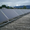 Kollektorfeld grosse Solaranlage