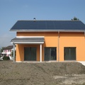 Minergie Haus mit Waermepumpe und Photovoltaik